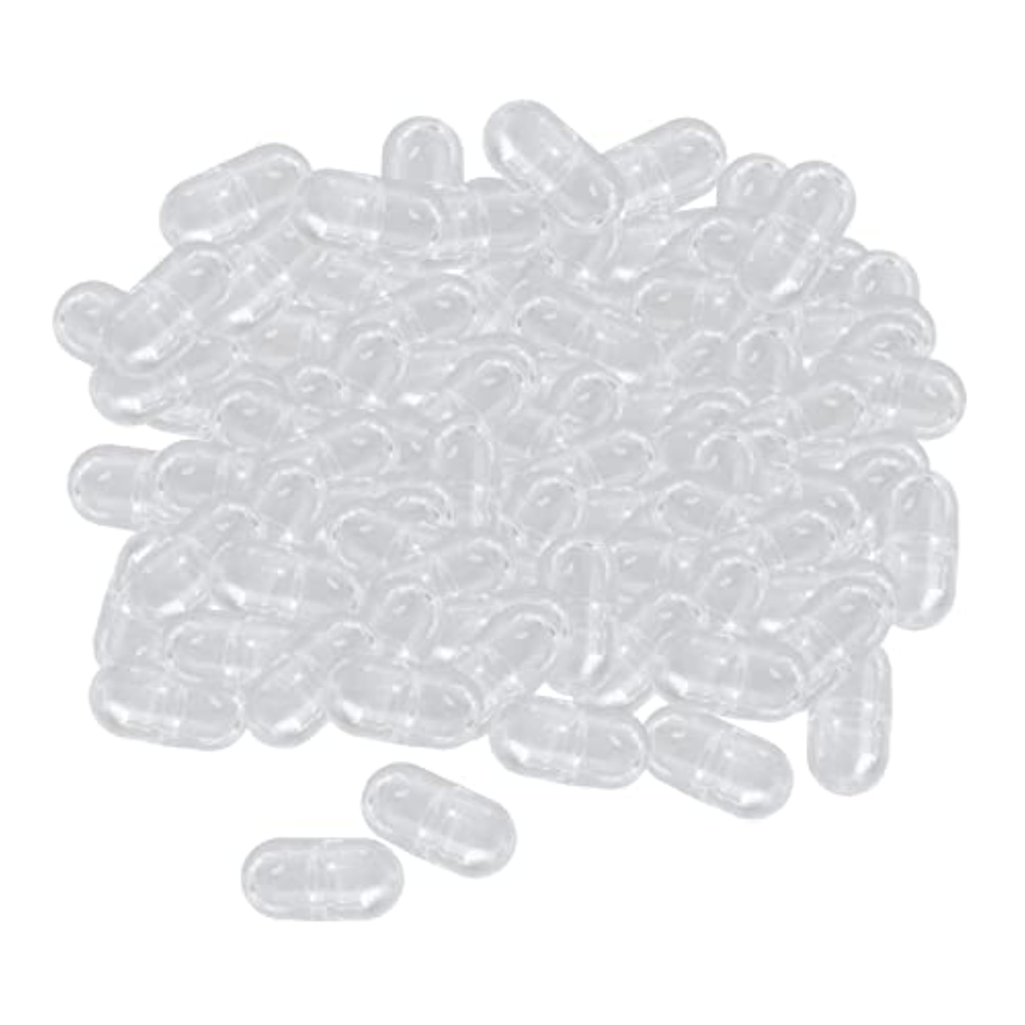 ® 2x100x Mini Empty Clear Capsule for Lipstick Cosmetic DIY Containers