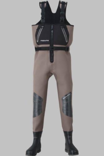 Orange and Blue Mazume Neoprene Wader, Tan MZBF-092