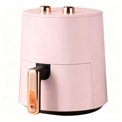 Household Air Fryer Oven Large Capacity Intelligent Oil-free Compact Multi-function Automatic Cooking Machine(Pink)