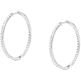 MORELLATO Orecchini Donna in Acciaio, Cristalli a Cerchio Collezione CREOLE, Idee Regalo DOnna - SAUP36