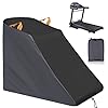 XYZCTEM Treadmill Cover Waterproof Dustproof Running Machine Cover Exercise Workout Equipment Protective with Windproof Drawstring and Air Vents for Home Gym Indoor Outdoor(Black & Grey)
