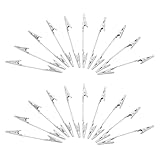 Pince à double tête : utilisez ces pinces à photos pour embellir votre décoration événementielle tout en gardant à portée de main les éléments importants tels que les menus ou les marque-places. pince à notes type crocodile, porte-photos