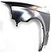 Garage-Pro Front Bumper Cover Kit Compatible With 1999-2000 Honda Civic, Sedan (US, Canada, Japan Built) / Hatchback/Coupe Models, 3-Piece Kit, w/Fenders, Driver and Passenger Side