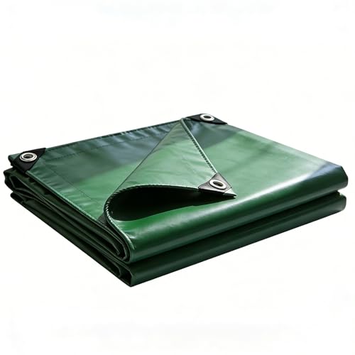 Lona remolque impermeable exterior resistente a desgarros para camping verde 2