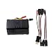 NATEFEMIN Dual Channel Engine Sound Simulator System 10 Sound Effects Standby Statement& AUX Channel Supported for RC Car Accessory Part