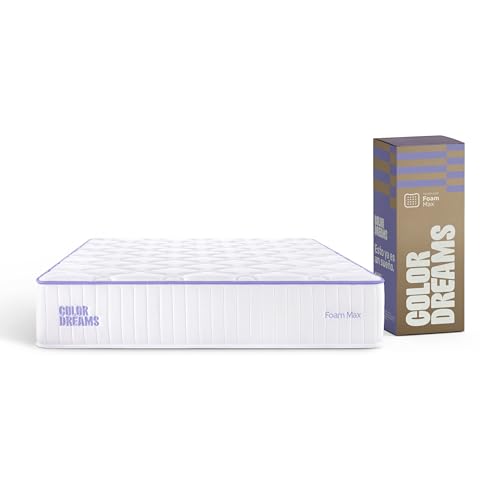 Lista de Colchones Economicos en Elektra los mejores 10. 44 COLORDREAMS, Colchón QueenMax Foam 28 cm | Memory Foam | Firmeza Media | Hipoalergénico y antiácaros | Transpirable | 150x190 cm | Colchones en Caja | 30 Noches de Prueba y 5...