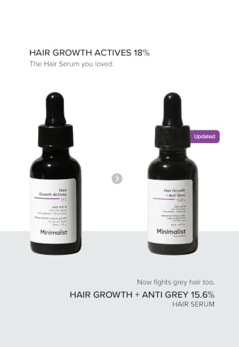 Image of Minimalist Hair Growth + Anti-Grey Actives 15.6% Hair Serum