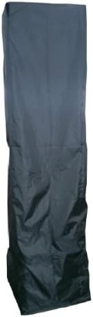 Hausen Black Pyramid Real Flame Garden/Outdoor Patio Gas Heater PE Cover