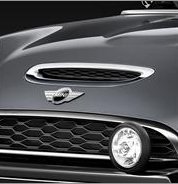 Mascherina Griglia Presa D'Aria Cromata Per Mini Clubman F54 Cooper S/SD/SDX