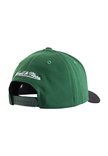 Mitchell & Ness Boston Celtics Curved Brim Snapback Hat Adjustable Cap miniatura 5