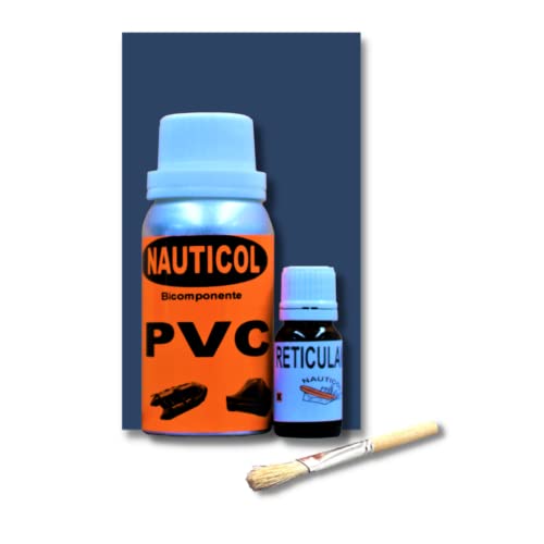 Kit para reparación de neumáticas de PVC Nauticol (Azul)