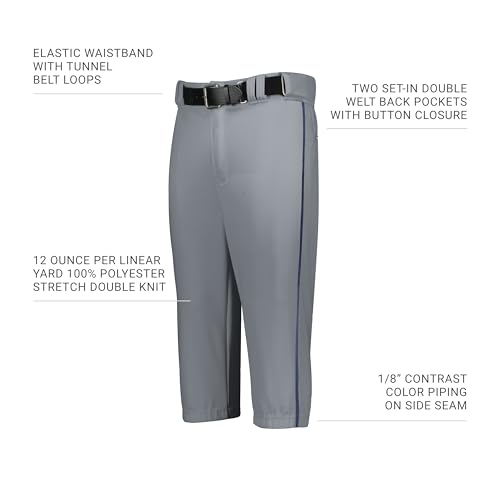 Russell Athletic Calça masculina de beisebol Solid Diamond Series 2.0