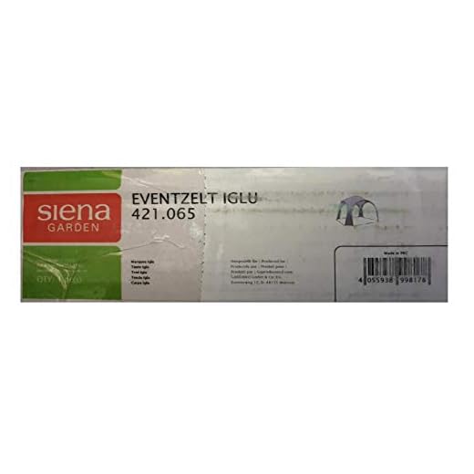 Slena Eventzelt Iglu 3,2 x 3 x 2 m - grau Garden