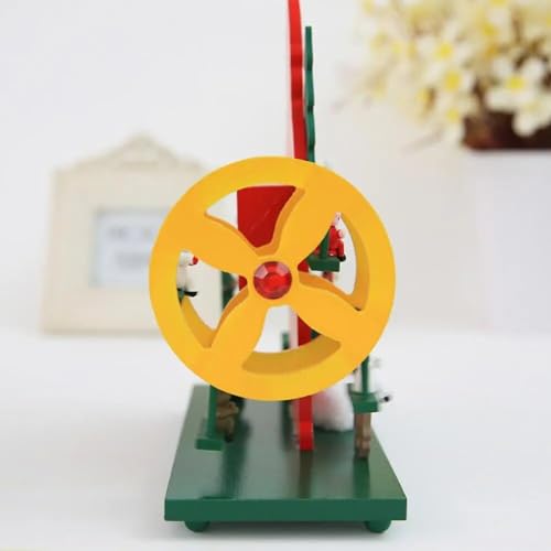 Enfeite de Natal com música e Movimento em Madeira 24cm (Papai Noel)