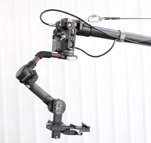 Image of Teris JQ50-II Carbon Fiber Mini Jib | Fully Extends to 16' | Supports up to 20 lbs | Designed for Use of Handheld Gimbals