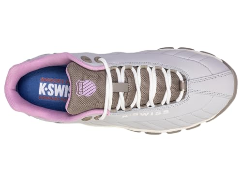 Image of K-Swiss Women's ST329 CMF Sneaker, Wide Tennis Walking Leather Shoes