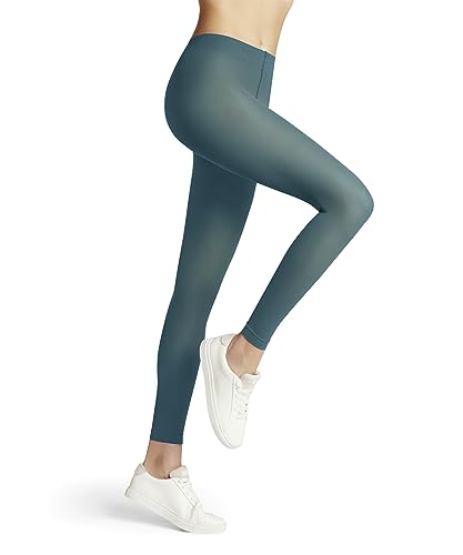 Image of Esprit Women's Leggings, Blue (Peacock 6385) New - Eco Friendly, M /L
