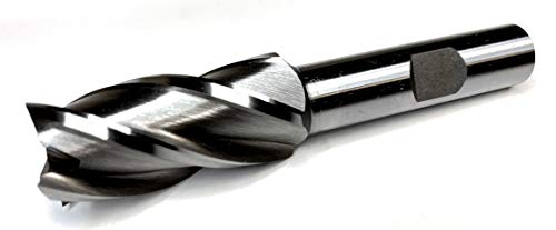 Hhip 5802-0750 3/4 Inch X 1/2 Inch 4 Flute High Speed Steel Single End Center Cut End Mill cover