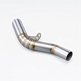 Für Suzuki GSXR GSX-R 600 750 K8 K9 L1 GSXR750 GSXR600 GSX-R600 GSX-R 750 2008–2009 Motorrad-Mittelrohr-Verbindungsrohr-Auspuff-Mittelrohr-Ersatz