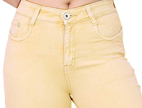 Image of FCK-3 Stretchable Denim Pencil Fit Regular Fit High Waist Jeans for Women