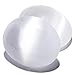 KALIFANO 2 Pack Selenite Worry Stone with Healing & Calming Effects - High Energy Palm Stone Used for Cleansing and Protection (Information Card/Certificate of Authenticity Included)