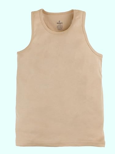 Image of KiddoPanti Boys 100% Cotton Rib Vest Pack of 3