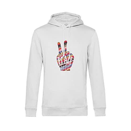 Sweat à Capuche Paix et Illustration Peinture pour vos Journées Détente et Festivals d'Été