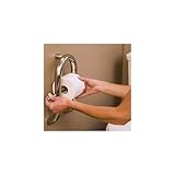 INVISIA Toilet Roll Holder 13", Designer Premium Grab Bar for Bath and Shower Safety, Water Resistant, ADA Compliant Grab Bar for Adults, Seniors & Handicapped- Up to 500Lbs (Brushed Stainless) - Image 3