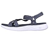 Skechers On-The-go 600 Brilliancy, Sandalias atléticas Mujer, Navy, 38 EU
