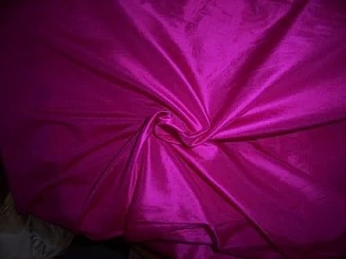 Taffetas de soie rose vif haut de gamme 137cm pour robe d'exception