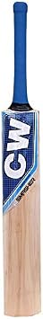 CW Smasher Blue Kashmir Willow Cricket Bat Full Size Leather Ball Short Handle Bat with Knocking Mallet & Free Cover