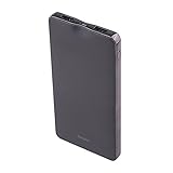 【安心1年保証】Besiter 10000mAh QC2.0 薄型 高品質 モバイルバッテリー 大容量 軽量 急速充電 2台同時充電 iPhone / iPad / Android各種対応 ブラック BST-011Q