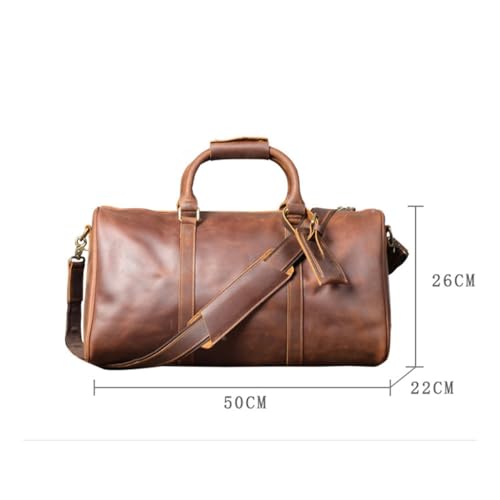Travel Bag For Men Large Capacity Luggage Bag Vintage Handbag4