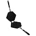 Bubble Waffle Maker - Gofrera de acero inoxidable con mango Cool Touch de 17,8 x 20,8 cm