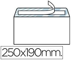 Liderpapel SB16 - Pack of 250 Envelopes, 190 x 250 mm