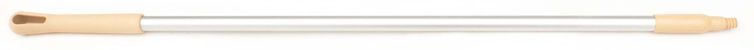 SPARTA Adjustable Aluminum Broomstick, 48” Mop and Broom Handle Replacement with Color-Coded System for Environments with Harsh Cleaning Agents, Aluminum, 48 Inches, Tan