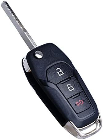 MechanMagic Flip Key Fob Replacement Compatible for Ford F-150 2015-2022 F-250 F-350 17-22 Explorer 2016-2022 Ranger Explorer Ecosport Bronco Expedition Ignition Key Keyless Entry Remote N5F-A08TAA
