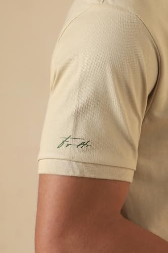 Image of FYLTR Men's Slim Fit Polo T-Shirt with Contrast Tipping Collar - Soft Handfeel | Casual T-Shirts for Men