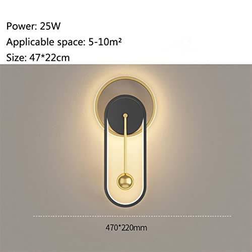 Applique murale LED chambre lampes allée éclairage intérieur blanc - 2