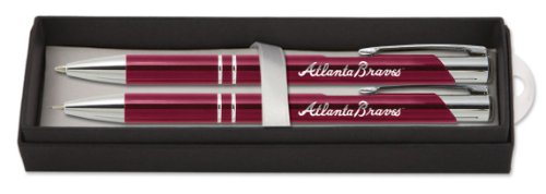 National Design Atlanta Braves Tres-Chic Pen and Pencil Set (12680-GCM)
