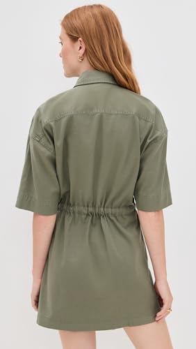 Faherty Women's Utility Twill Mini Shirtdress3