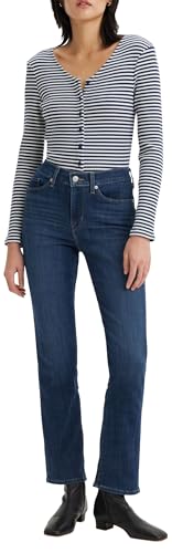 Levi's Classic Straight Vaqueros, Lapis Dark Horse_lse, 31W / 28L para Mujer