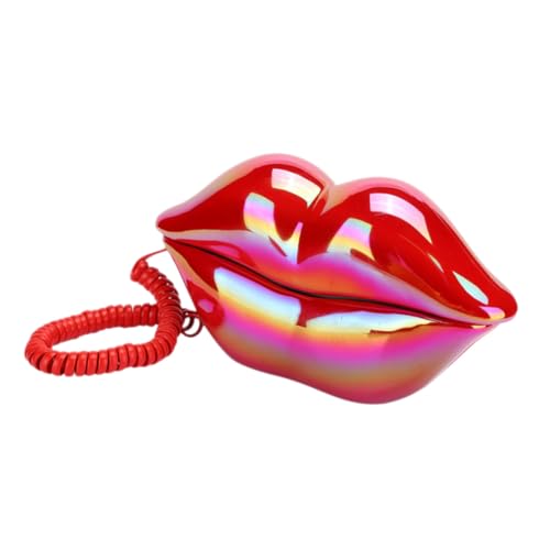 Téléphone fixe de lèvres rouges POPETPOP idée cadeau design maison