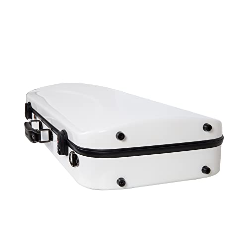 Crossrock Fiberglass Backpack Style Two 4/4 Full Size Violins Case In White (Crf1020Dvwt) #TOP5