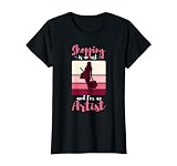 Femme Le shopping est un art et je suis un artiste, un client dans un centre commercial T-Shirt