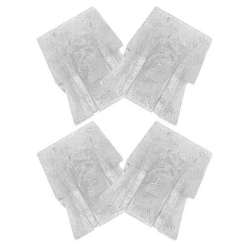 WOONEKY 4 Piezas Cuñas de Hierro para Martillo Resistentes y Duraderas para Instalación y Fijación de Mango Herramientas como Hachas Martillos y Azuelas con Diseño Práctico y Pulido Fino