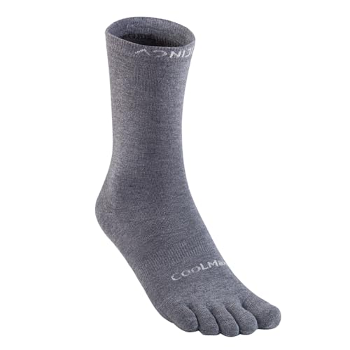 One Pair Bottoming Socks Middle Tube Sports Thin Stocking Running Fivetoes Socks Toe Socks for Running Hiking