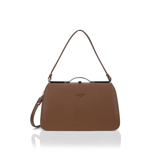 Image of Lavie Luxe Women's Book Satchel Frame Satchel Handbag | Satchel Bag for Work | Ladies Purse | Stylish Shoulder Bag | Gift For Women