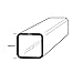Hot Rolled Steel Square Tubing, ASTM A-36, 1-1/4