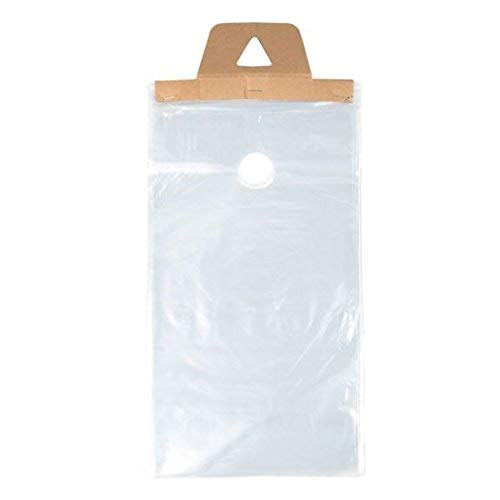 Skywin Plastic Door Hanger Bags 9 x 12 inches Clear Door